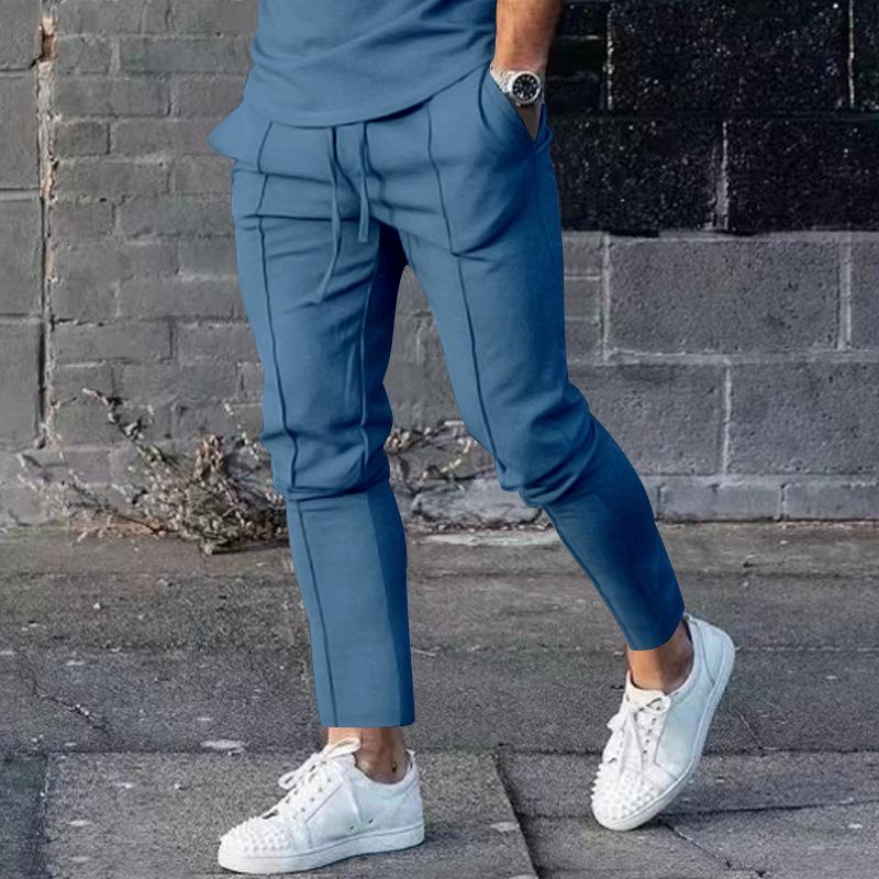 Men's Sports Casual Trousers High-Street Trousers Slim-Fit Trousers Men's Casual Trousers