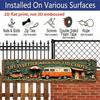2D Flat, Vintage Camper Van & Retro Outdoor Wall Sign - Metal Rustic Decor Suitable for Bars, Living Rooms, Campgrounds, Christmas & Thanksgiving