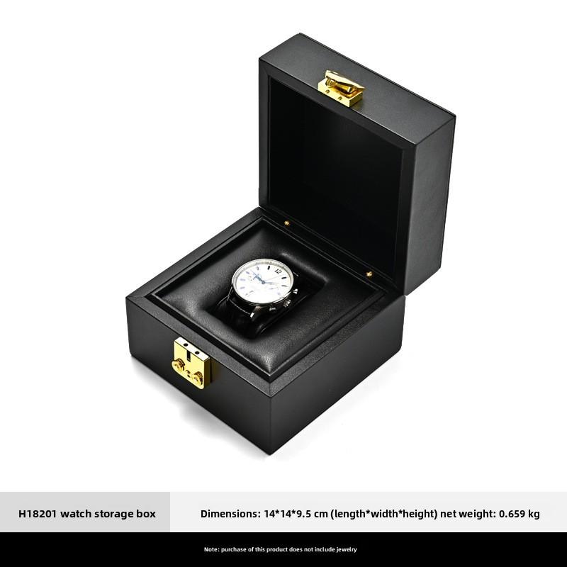 Luxury Watch Box, Light Luxury PU Leather Travel Watch Case, Portable Wristwatch Gift Storage Box