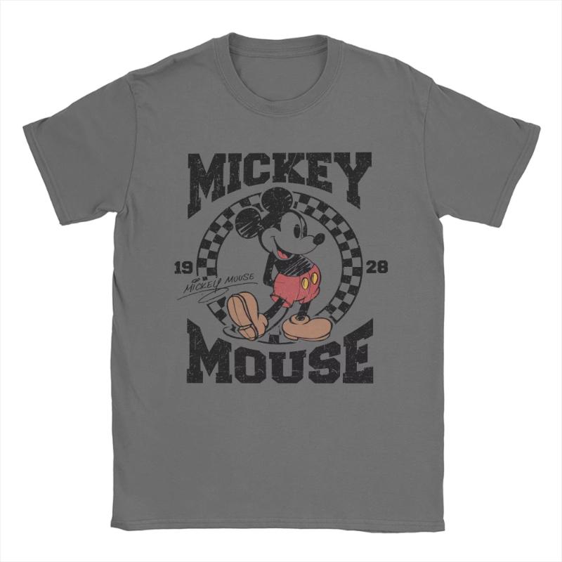 Unisex TShirts Mouse Women 1928 Cotton Tee Shirt Short Sleeve Valentines Day T Shirts Merchandise Printed