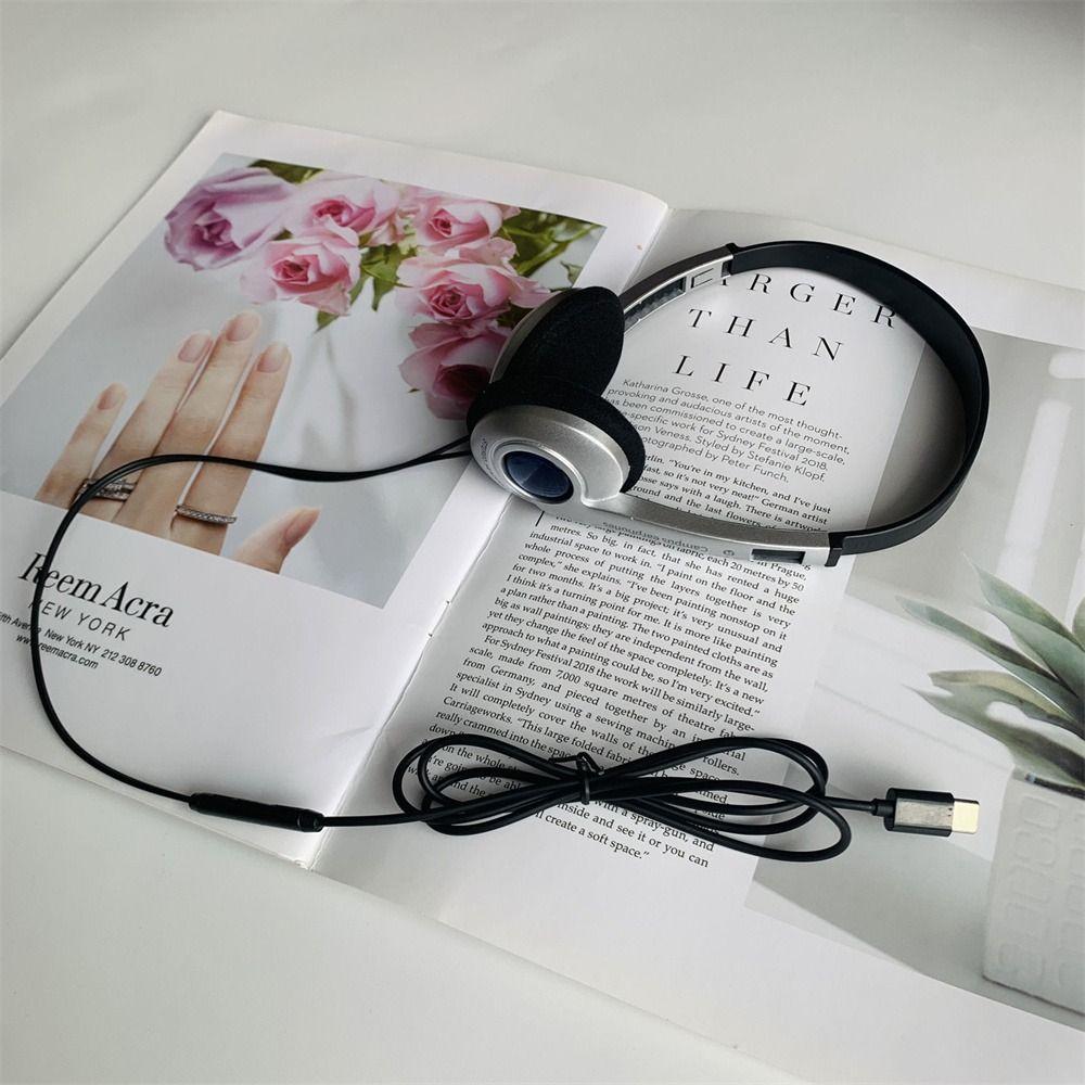 Гарнитура Millennium Wind Retro Personality Проводные наушники Классические наушники Y2K Наушники Outdoor Mp3