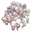 Artificial Pearls Pendant, Purple Pink White Rice Shape Pendants, Women Men Charms for Jewelry Making DIY Necklaces Bracelets Accessories 7-8 Mm