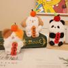 Креативный и милый бутиковый плюшевый талисман в виде животного, подвеска-кукла, брелок, маленькая подвеска на школьный рюкзак, кукла для игрового автомата