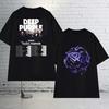Футболка Deep Purple World Tour 2026, Футболка с логотипом рок-группы Deep Purple, Унисекс футболка
