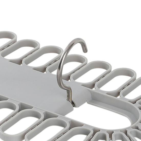 Sock Drying Rack with 32 Clips Strong Load-bearing Foldable Design Multipurpose Socks Underwear Laundry Hanging Rack