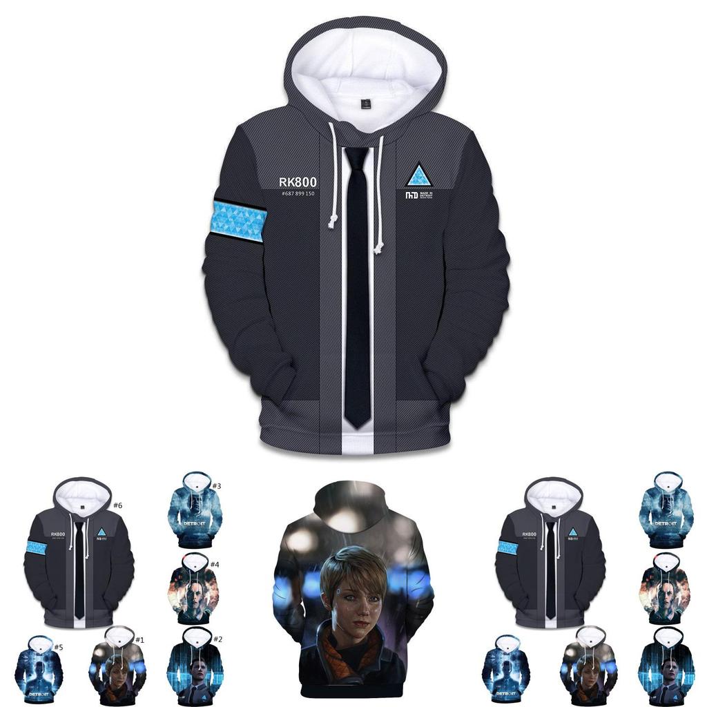 Ultimate Comfort Detroit Become Human Connor Rk800 Hoodie For Everyday Wear