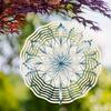 10 Inch Metal Wind Spinner for Outdoor Garden Decor Rotating Hook for Patio Porch Lawn Holiday Decoration Christmas Halloween Thanksgiving