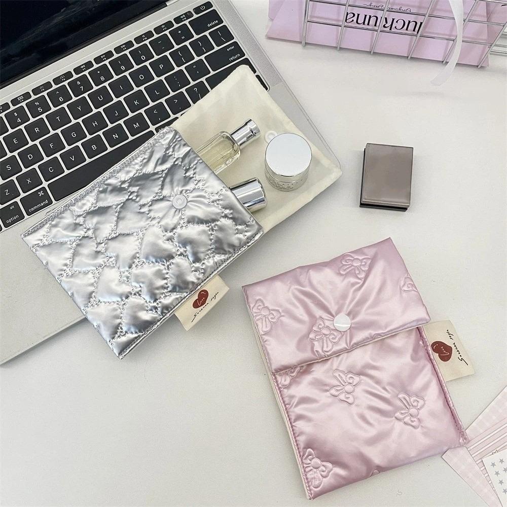 Large Capacity Cosmetic Bag Portable Makeup Bag Sanitary Napkins Storage Bag Makeup Storage