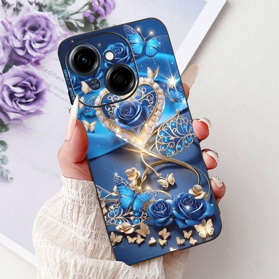 Для Tecno Spark Go 1 Модный Крутой Узор Чехол Для Телефона Для Tecno Spark Go 2025 Go1 Черный Силиконовый Мягкий Чехол