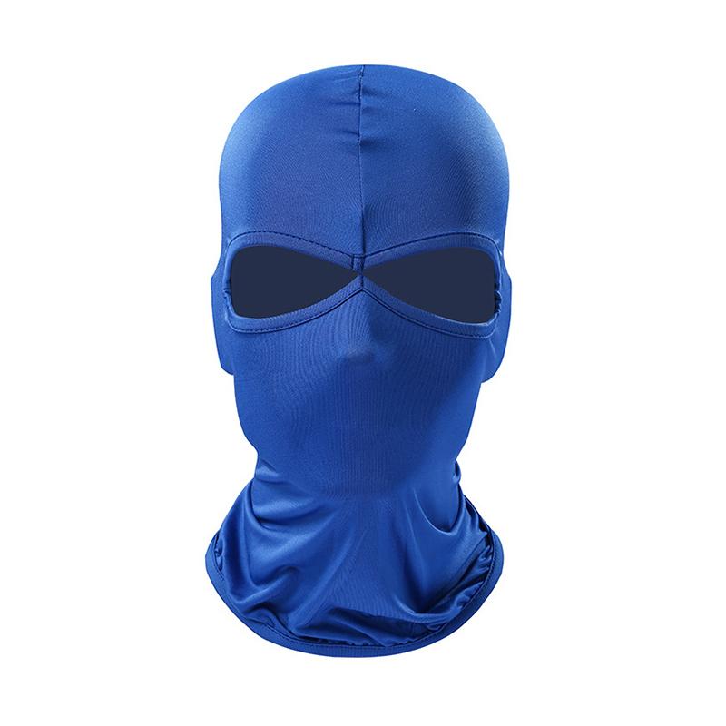 Балаклава с 2 отверстиями для мотоциклетной маски для лица, мотошлема, бандана с капюшоном, горнолыжная маска на всю голову, ветрозащитная маска для лица, мужская байкерская маска