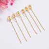 10pcs 14K Bag of Gold Ear Thread, Long Fringed Ear Jewelry Accessories DIY Handmade, Ear Chain