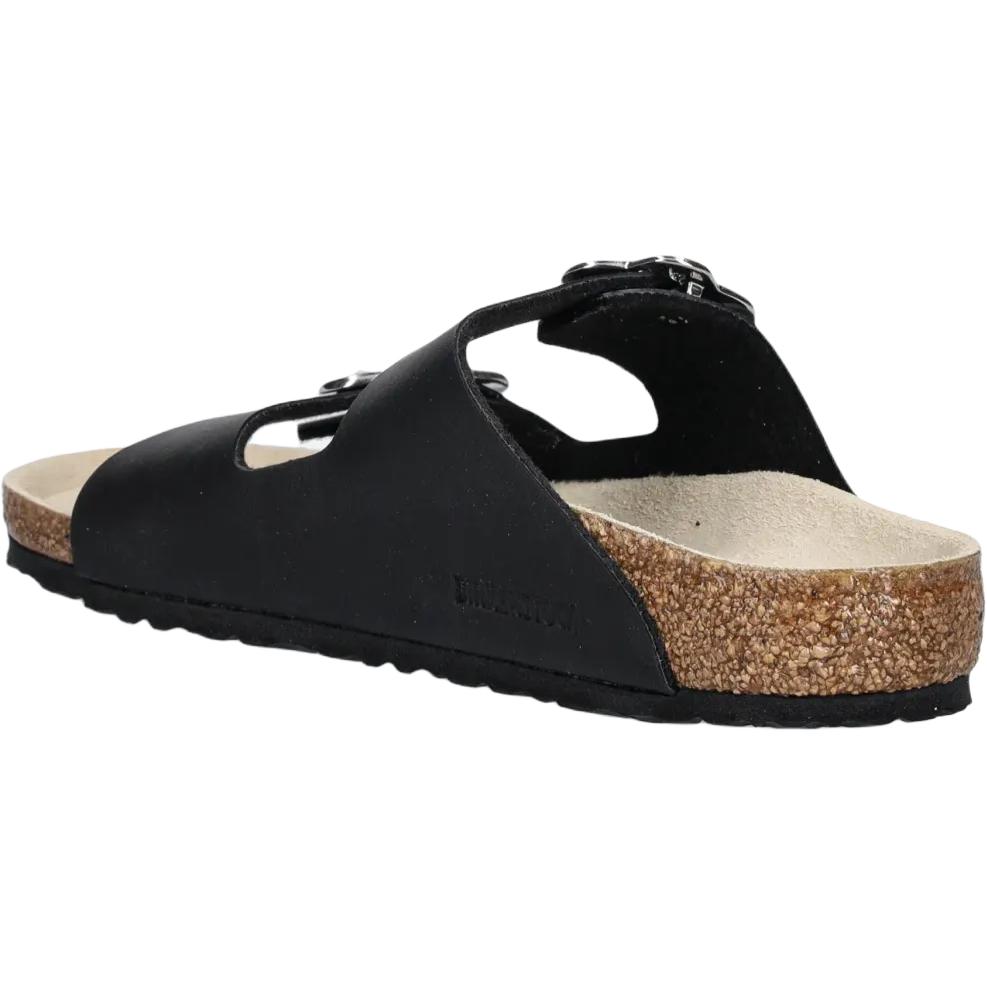 Birkenstock Аризона Нескользящие износостойкие низкие детские сандалии Черные Детские 1029844