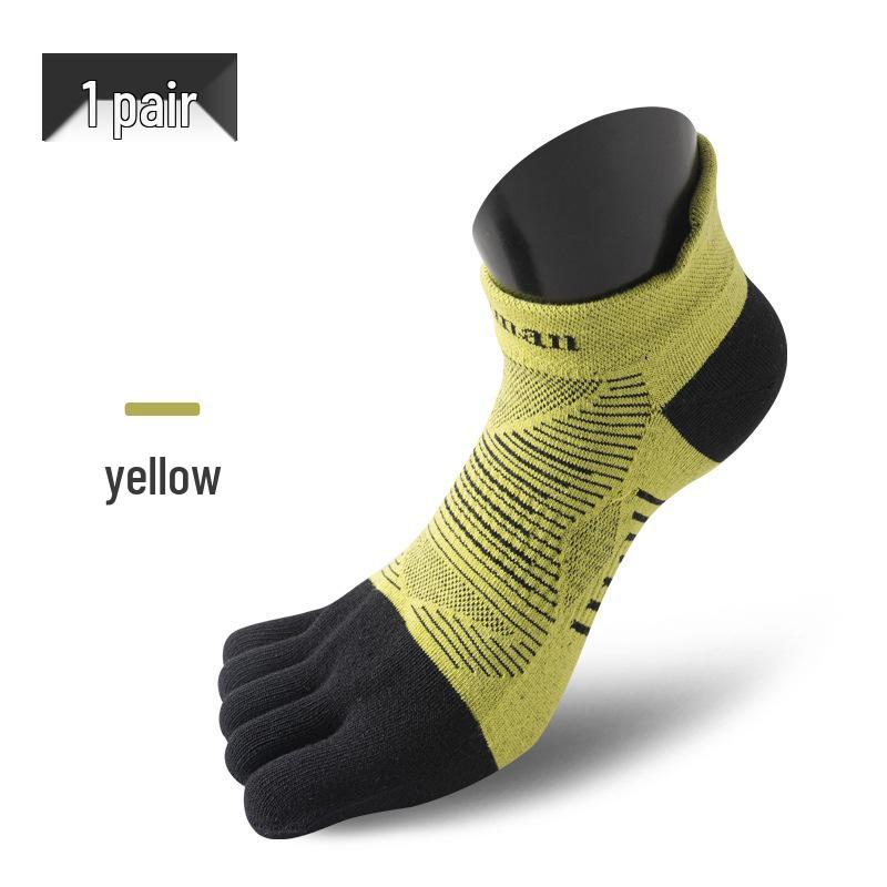 Унисекс пятипалые носки для бега Coolmax Lycra с защитой от запаха
