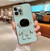 Чехол-держатель с подставкой для астронавта для Iphone 14 13 Pro Max 12 11 Pro Xs Max X Xr 14pro Max квадратная мягкая задняя крышка