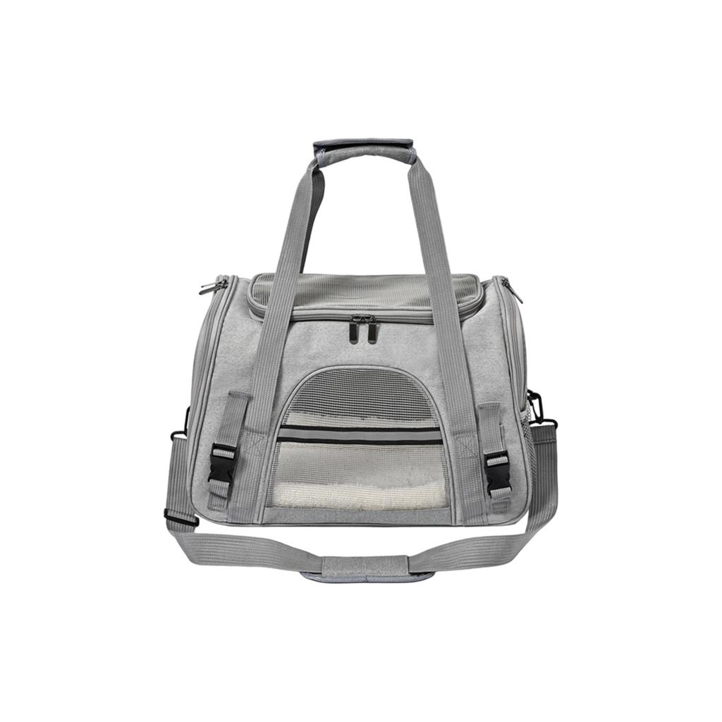 Портативная переноска для питомцев для путешествий, ручная, на одно плечо или через плечо, складная, дышащая, прозрачная сумка для питомцев для кошек и собак