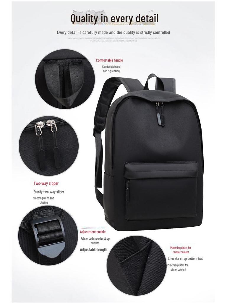 Рюкзак для колледжа в японском стиле – унисекс, простой дизайн, сумка для путешествий с компьютером и логотипом