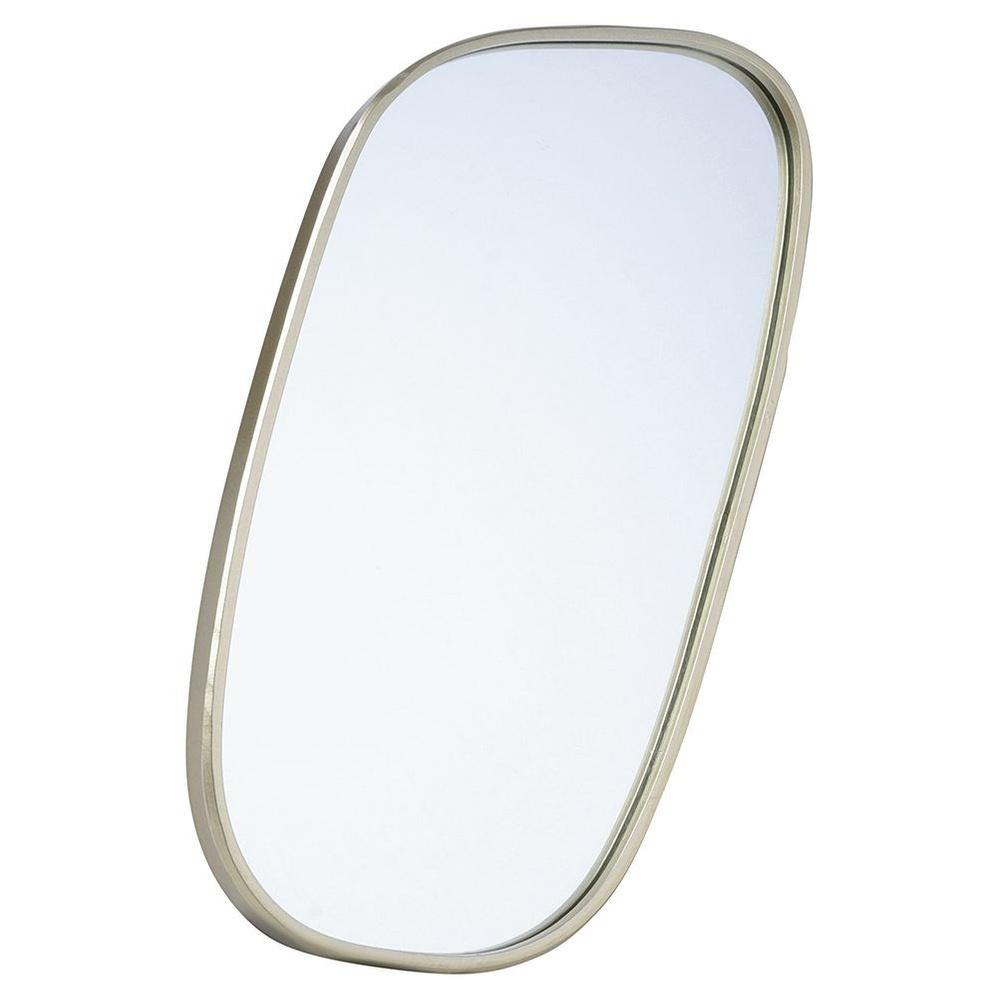 Asymmetric Gold Wall Mirror 19.5x35cm