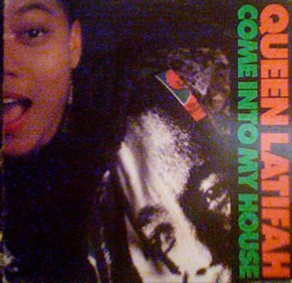 12inch Record QUEEN LATIFAH Come Into My House Ladies First 8864111 FFRR 1990 Canada Rap HipHopRB Used