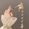Elegant Hanfu Flower Hairpin: High-End Tassel Step Shake for Updo