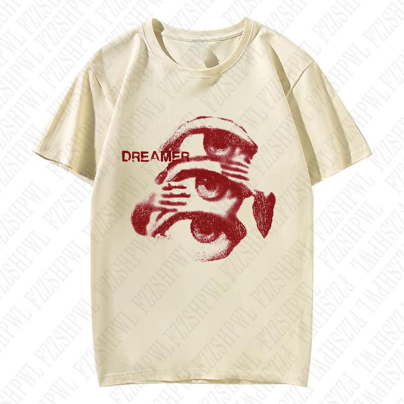 Fashion Aesthetics Graphics Print Y2K Cotton Tshirt Vintage Rock Gothic Comfortable Short Sleeve Tshirt Hip Hop Punk Cool Tees