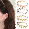Women Headband Anti-slip Teeth Non-Fading Material Hairband Bright Color Bathing Headpiece Hair Accessory