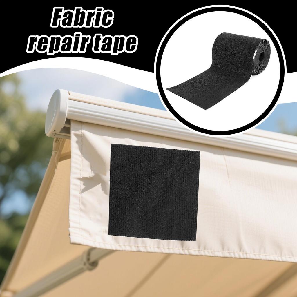 Fabric Tape Self-Adhesive Clothes Patch Weatherproof Washable Canvas Leather Repair Tape for Boat Cover Furniture Tent