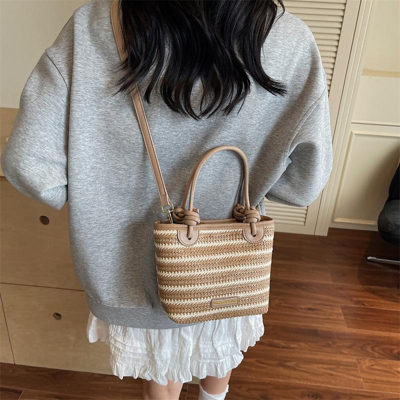 Плетение большая вместимость высокое качество мягкая прочная модная изысканная легкая для поездок на работу на открытом воздухе пляжная сумка через плечо сумка на плечо