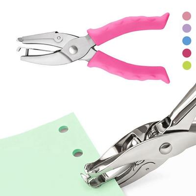 Дырокол на 1 отверстие 6 мм, круглое отверстие, для DIY, ручной, круглый, нескользящая ручка, мини-дырокол, школьные, офисные, для переплета, канцелярские товары