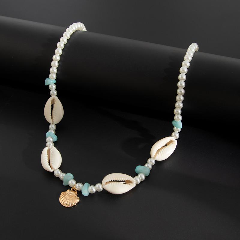 Boho Beach Bohemian Shell Choker ожерелья для женщин и девочек летние модные ювелирные изделия ожерелье с подвесками из ракушек