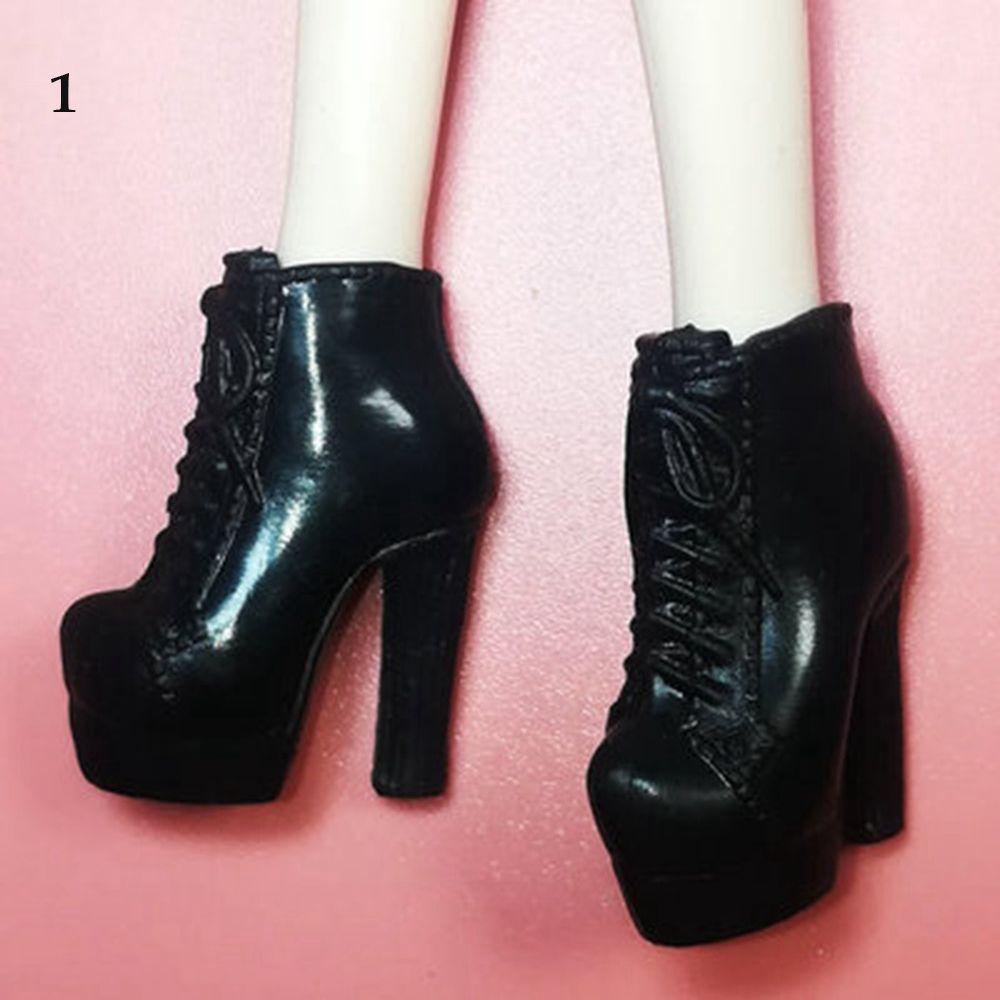 Модные Туфли Сапоги Сандалии для Кукол 1/6 Девочка DIY Одевание Куклы Игрушки Декорации для Кукол Для FR Super Model Куклы Barby Разноцветные Кукольные Туфли
