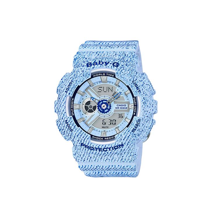 Casio Женские часы BABY-G Синие BA-110DC-2A3 BA-110DC-2A3