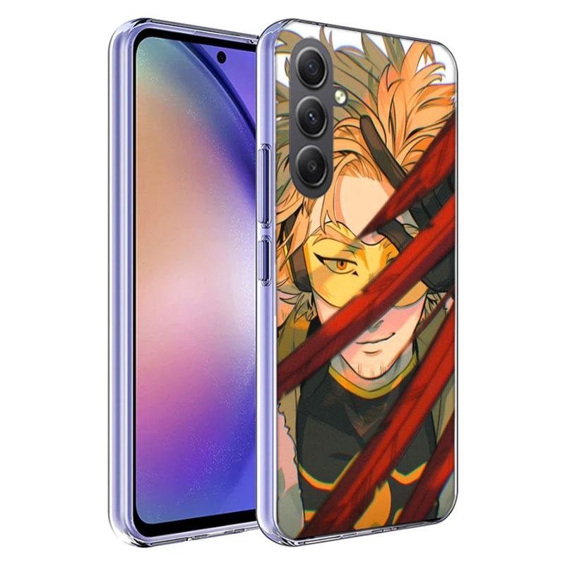 Аниме MHA Hawks BNHA Чехол для телефона Samsung A17 A37 A57 A07 A16 A26 A36 A56 A06 A02S A12 A22 A32 A52S A04S A14 A24 A34 A54 A03 A
