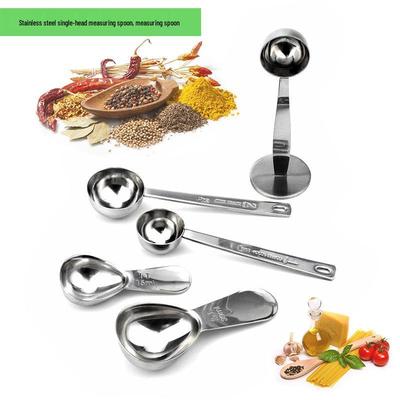 L-образная мерная ложка из нержавеющей стали 15 мл/30 мл для кофе, сухого молока и приправ со шкалой - инструмент для выпечки.