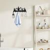 1 PC Stylish Metal Key Holder Hook - Easy-To-Install Wall-Mounted Rack For Keys, Coats, Towels, Hats, And Wallets | Chic Entryway And Bathroom