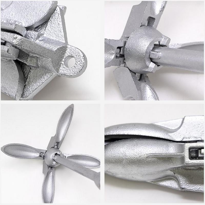 Якорная система для каяка Компактная якорная система для каяка Прочная Вытягиваемая Быстросъемные аксессуары для лодки Для рыбалки и каякинга