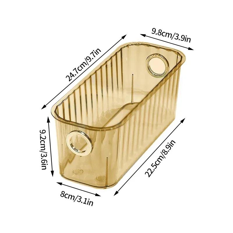 Роскошный настольный ящик для хранения косметики, акриловый ящик для хранения в ванной комнате, корзина для хранения мелочей, корзина для хранения косметики, органайзер, стеллаж