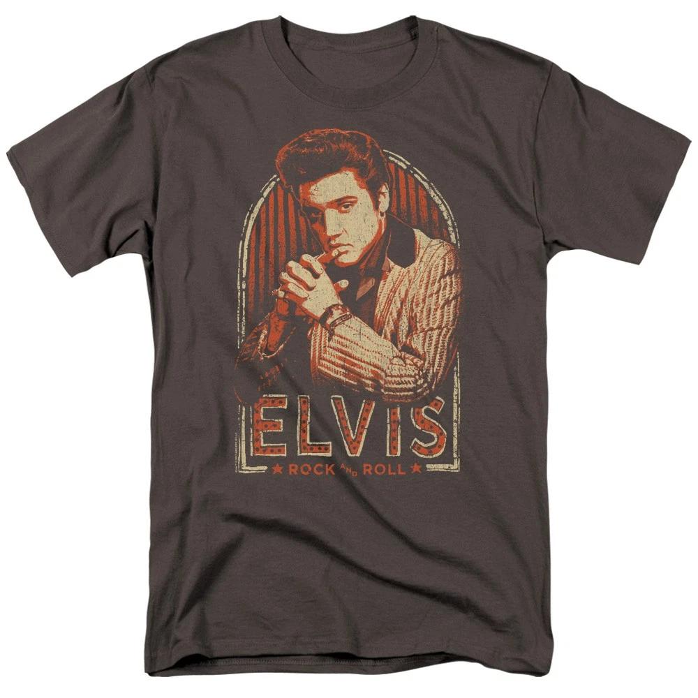 Elvis Presley - Stripes - Unisex Short Sleeve Children's T-shirt - Gray