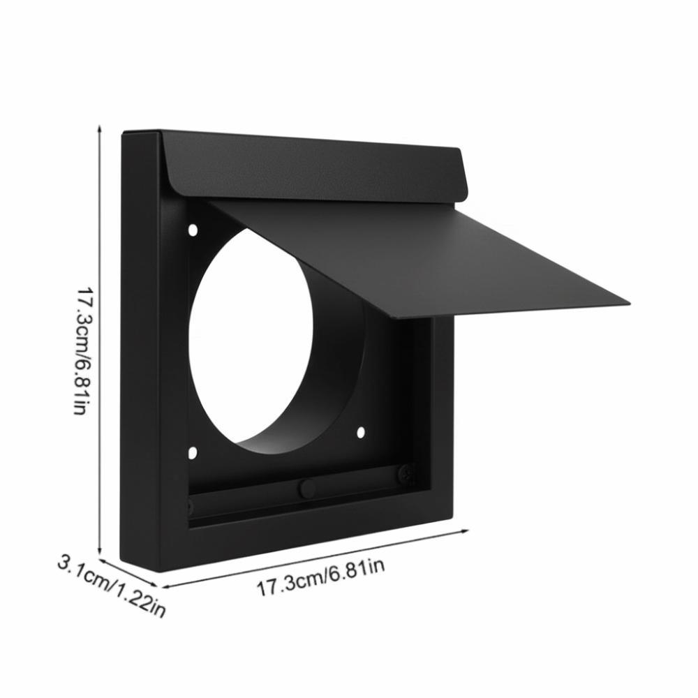 Вентиляционное устройство размером 4 дюйма Металлический материал Наружная вентиляционная решетка Вентиляция сушилки