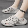 Kanye Fashion Coconut Hole Shoes Foreign Trade Large Size EVA Rubber and Plastic Outer Wear Couple Hole Sandals Summer Beach Shoes