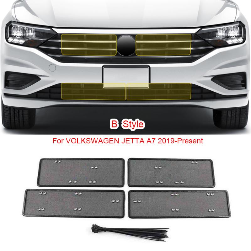 Автомобильный защитный чехол для воздухозаборника от насекомых, вставка Airin, сетчатый вентиляционный фильтр для гоночного гриля для Volkswagen Jetta A7 2019-2025, аксессуар