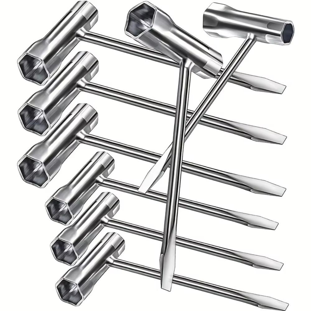 Mechanický klíč s dvojitou hlavou 13/19 mm Klíč na pilový řetěz Vysoce kvalitní klíč T Zahradní nářadí