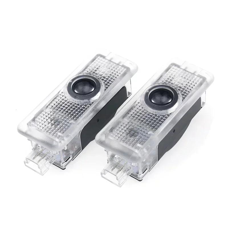 LED Car Door Logo Lights For Mercedes Benz E C Class W205 ML AMG GLC GLE W247 W246 W176 GLA Projector Courtesy Welcome Lamps