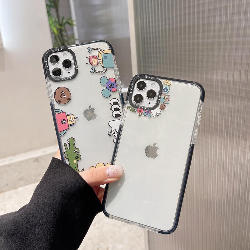 Мультяшный монстр для IPhone 16, Чехол для телефона Apple 15 Pro Max, Совместим с 14 и 13 Plus, Доступен в различных размерах