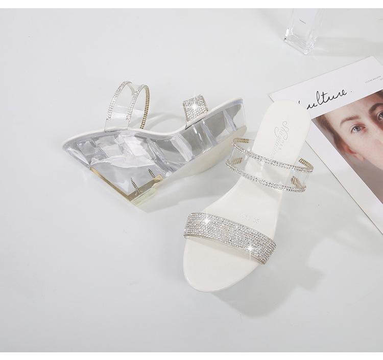 Женская обувь на высоком каблуке 10 см для ночного клуба с жемчугом и бриллиантами, обувь для подиума, танцевальная обувь на пилоне, обувь для вечеринок с хрустальной подошвой LFD-1101-10