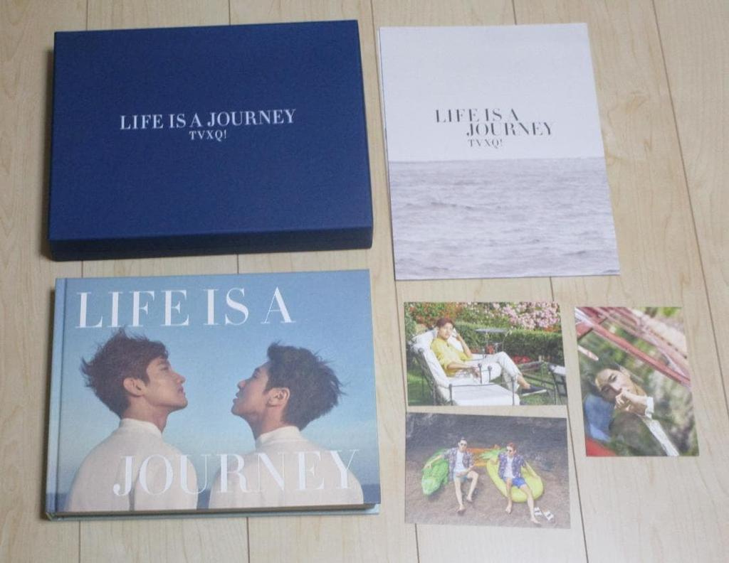 [Б/У] Фотоальбом TVXQ LIFE IS A JOURNEY с DVD и открыткой