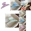 High-end Korean Inspired Pearl Shell Hair Claw Clip In Pink Yellow Blue And Green Shades