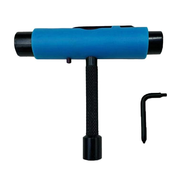 Скейт-инструмент Все в одном T-образные инструменты Инструмент для скейтборда Аксессуар T-образный для скейтборда и L-образный гаечный ключ Головка Отвертка