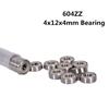 10PCS/LOT 604 604ZZ Ball Bearing 4*12*4 Mm Carbon Steel Bearing 4x12x4mm 604 2Z