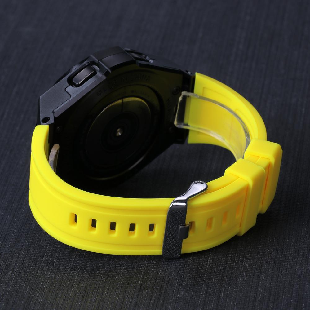 Классический комплект для модификации Samsung Galaxy Watch 4 Classic 46 мм, металлический корпус, резиновый браслет для Samsung Watch 4Classic 46, роскошный комплект для модификации