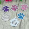 Personalized Dog Cat ID Tag Bling Rhinestone Puppy Kitten Name Tags Anti-lost Pet Collar Accessories Free Engraved Pet Products